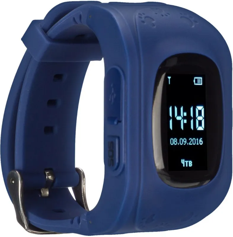Смарт-часы Jet Kid Start 54мм 0.64" OLED черный (START DARK BLUE)
