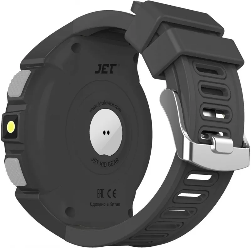 Смарт-часы Jet Kid Gear 50мм 1.44" TFT черный (GEAR GREY+BLACK)