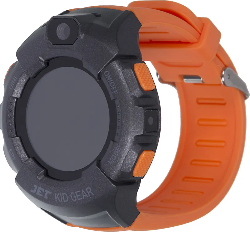 Смарт-часы Jet Kid Gear 50мм 1.44" TFT серый (GEAR ORANGE+GREY)