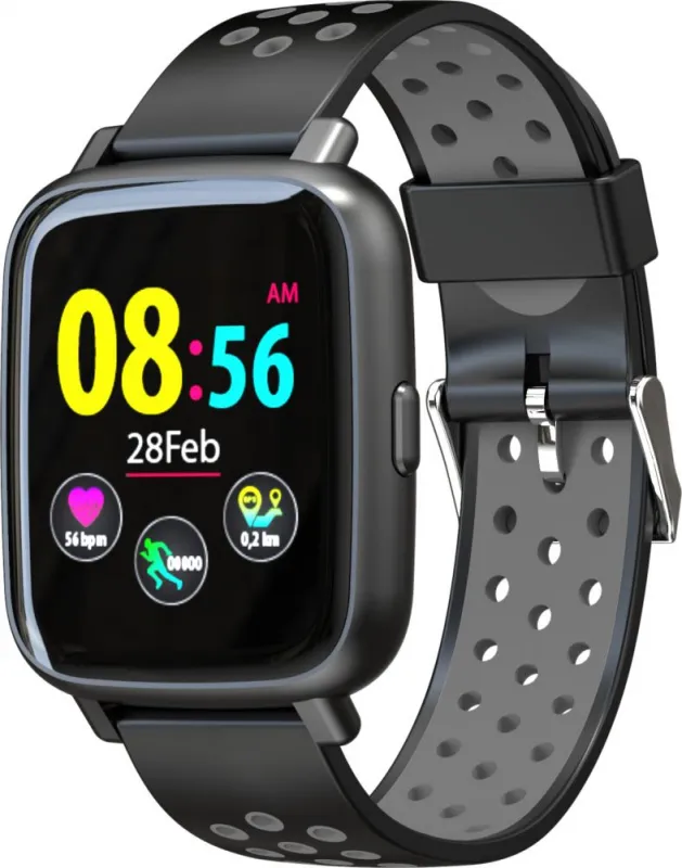 Смарт-часы Jet Sport SW-5 52мм 1.44" IPS черный (SW-5 GREY)