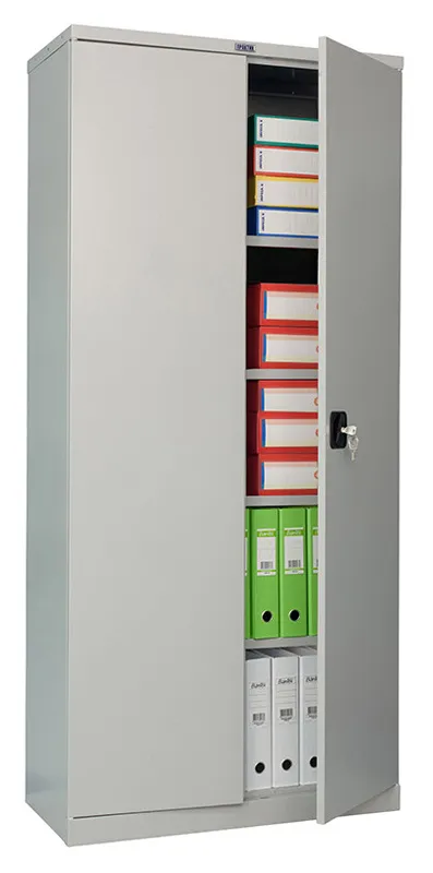 Шкаф для документов Практик CB 12 прямой 850x400x1860мм серый (S20499011202)