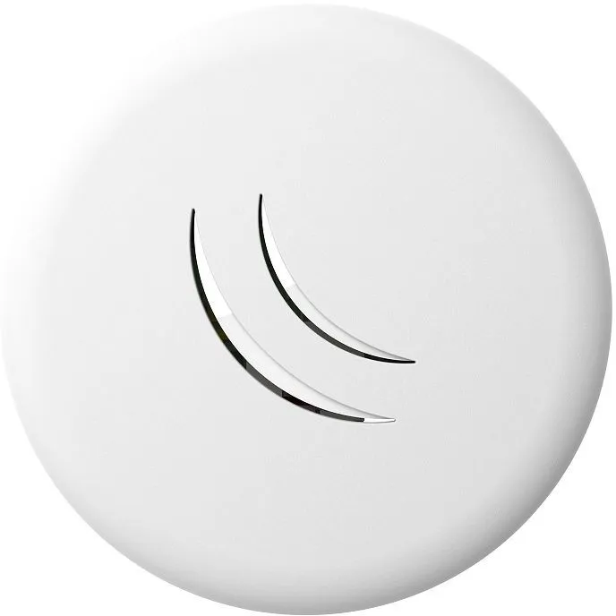 Точка доступа wi-fi MikroTik cAP lite with AR9533 650MHz CPU, 64MB RAM, 1xLAN, built-in 2.4Ghz 802.11b/g/n Dual Chain wireless with 1.5dBi integrated antenna, RouterOS L4, plastic ceiling case, plastic wall case, PoE, PS