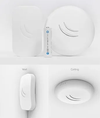 Точка доступа wi-fi MikroTik cAP lite with AR9533 650MHz CPU, 64MB RAM, 1xLAN, built-in 2.4Ghz 802.11b/g/n Dual Chain wireless with 1.5dBi integrated antenna, RouterOS L4, plastic ceiling case, plastic wall case, PoE, PS