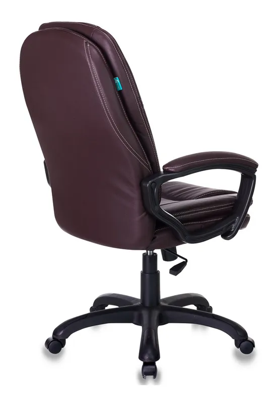 Кресло руководителя Бюрократ CH-868LT/BROWN коричневый искусственная кожа (пластик черный)