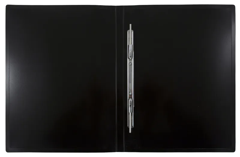 Папка метал.пруж.скоросш. Бюрократ DeLuxe DL07PMILK A4 пластик 0.7мм кор.27мм молочный