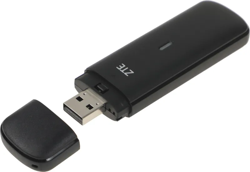 Модем 2G/3G/4G ZTE MF833N USB Firewall +Router внешний черный