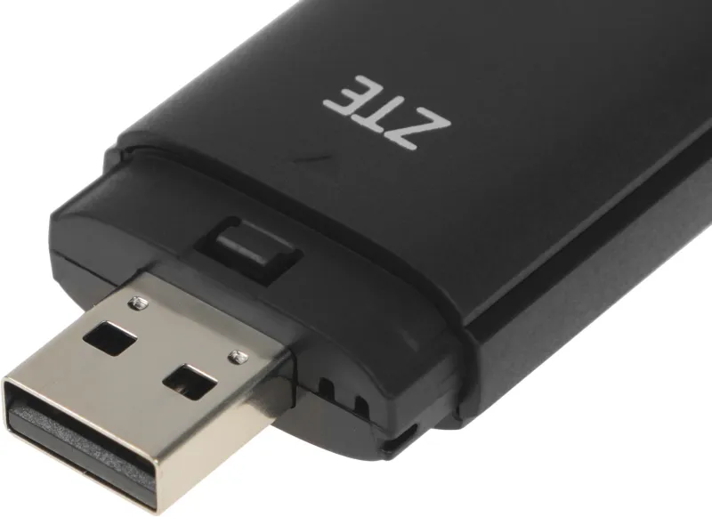 Модем 2G/3G/4G ZTE MF833N USB Firewall +Router внешний черный