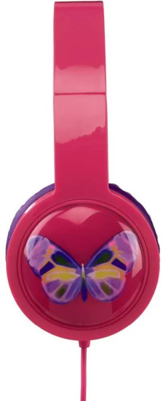 Наушники мониторные Hama Blink`n Kids 1.2м розовый проводные оголовье (00135664)