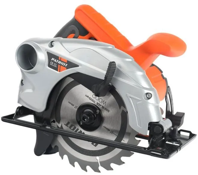 Циркулярная пила (дисковая) Patriot CS 162 1200Вт (ручная) D диска.:160мм (190301620)