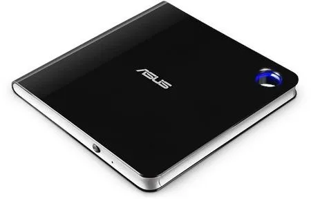 Привод Blu-Ray-RW Asus SBW-06D5H-U черный/серебристый USB3.0 slim ultra slim M-Disk Mac внешний RTL