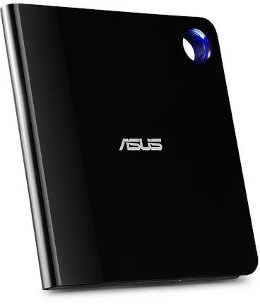 Привод Blu-Ray-RW Asus SBW-06D5H-U черный/серебристый USB3.0 slim ultra slim M-Disk Mac внешний RTL