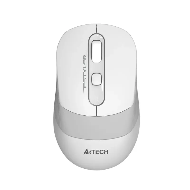 Мышь A4Tech Fstyler FG10 белый/серый оптическая (2000dpi) беспроводная USB (3but)