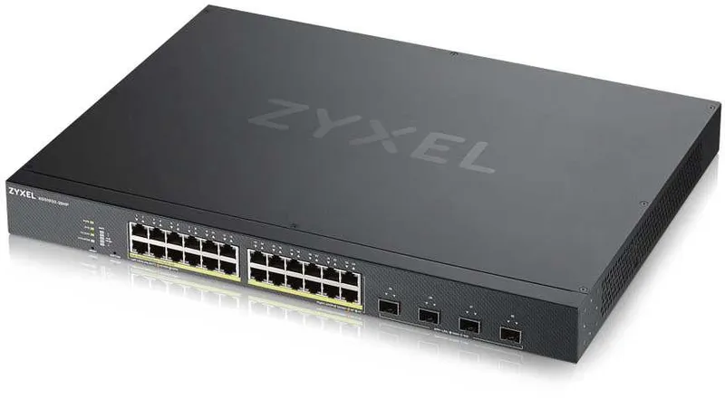 Коммутатор Zyxel XGS1930-28HP-EU0101F (L2+) 24x1Гбит/с 4SFP+ 24PoE+ 375W управляемый