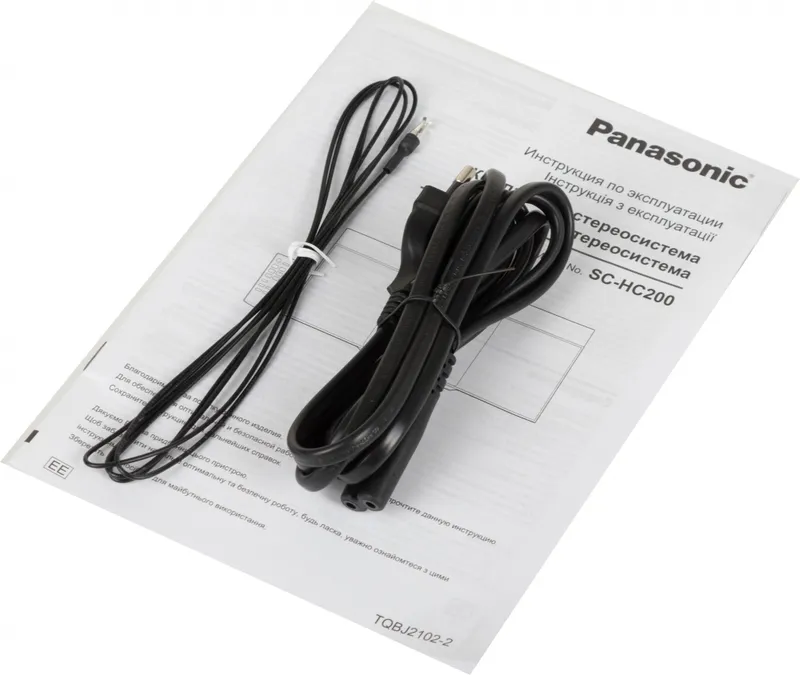 Микросистема Panasonic SC-HC200EE-K черный 20Вт CD CDRW FM USB BT