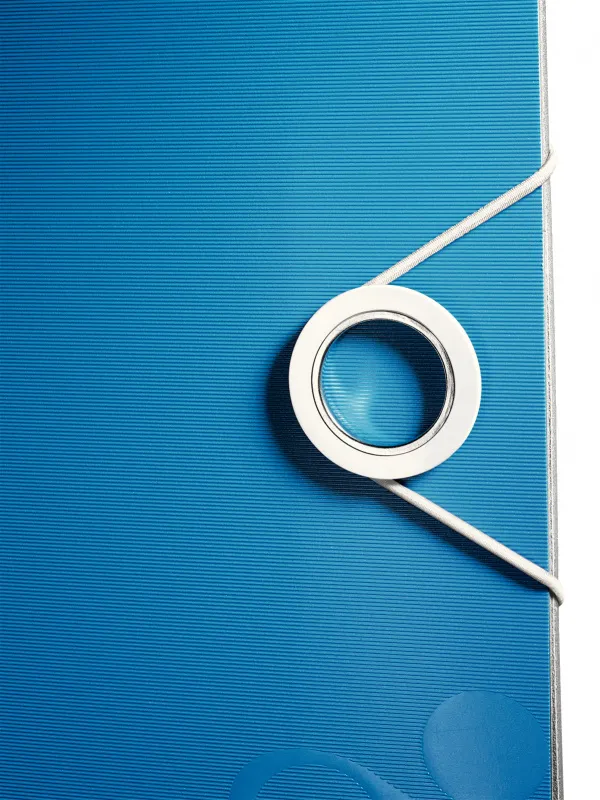 Папка-регистратор Esselte Leitz WOW 11060036 A4 82мм полифом синий