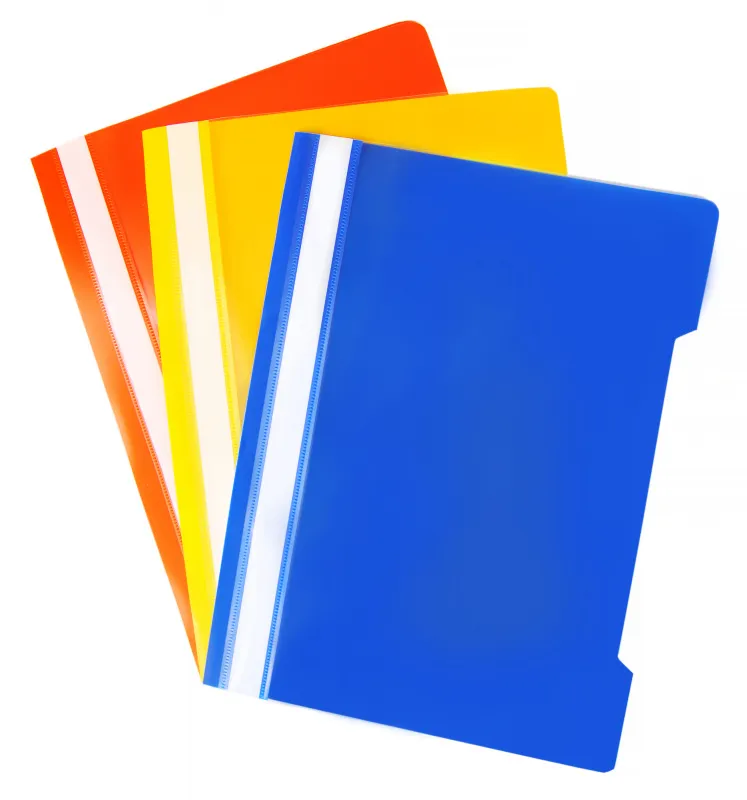 Папка-скоросшиватель Бюрократ SETPS20 A4 прозрач.верх.лист пластик ассорти 0.12/0.16 (упак.:3шт)