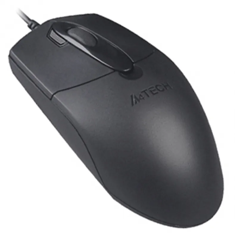 Мышь A4Tech OP-730D черный оптическая (1200dpi) USB (4but)