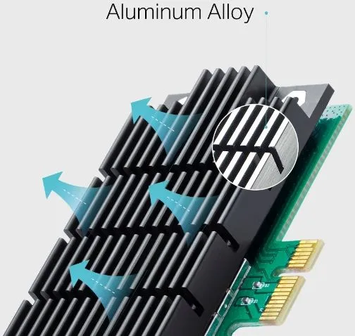 TP-Link Archer T4E, AC1200 Двухдиапазонный Wi-Fi адаптер PCI Express, до 300 Мбит/с на 2,4 ГГц + до 867 Мбит/с на 5 ГГц, 2 внешние антенны с высоким коэффициентом усиления