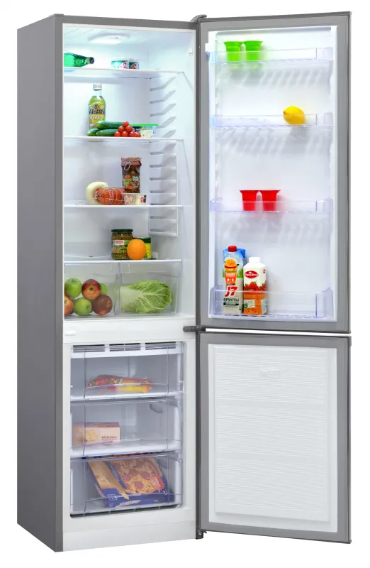 Холодильник Nordfrost NRB 120 932 нержавеющая сталь (двухкамерный)