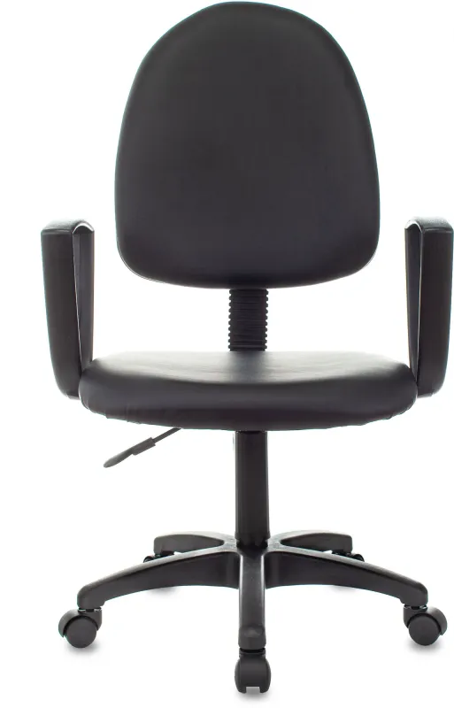 Кресло Бюрократ CH-1300N черный Престиж+ эко.кожа крестов. пластик