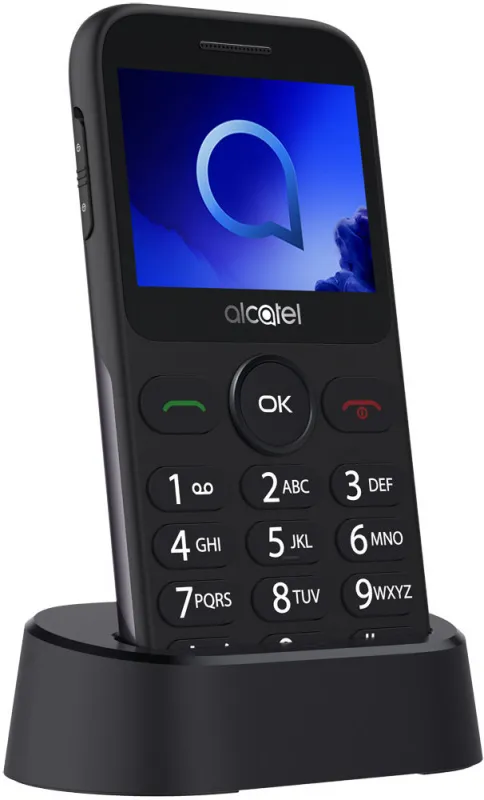 Мобильный телефон Alcatel 2019G серый моноблок 1Sim 2.4" 240x320 Thread-X 2Mpix GSM900/1800 GSM1900 FM microSD max32Gb