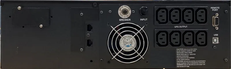 Powercom King Pro RM KIN-2200AP, LCD, 2200VA/1760W, Rack mount 3U, 8*IEC320-C13 (8 batt), SNMP Slot, black (1152608)
