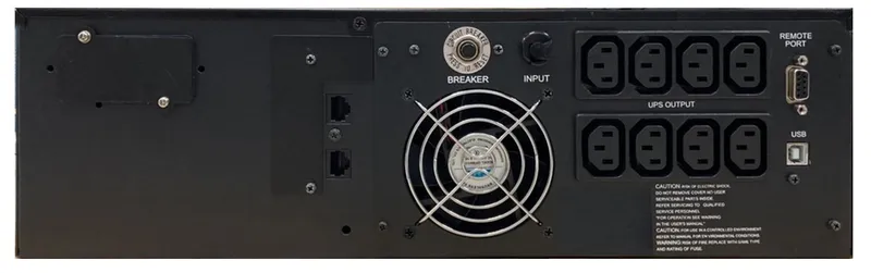 Источник бесперебойного питания Powercom King Pro RM, Line-Interactive, 3000VA/2400W, Rack mount 3U, 8*IEC320-C13 (8 batt), Serial+USB, SmartSlot, LCD, black (1152615)