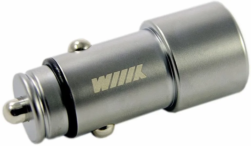 Автомобильное зар./устр. Wiiix UCC-2-22-2QC3-FAST 1.5A+2.4A универсальное серебристый