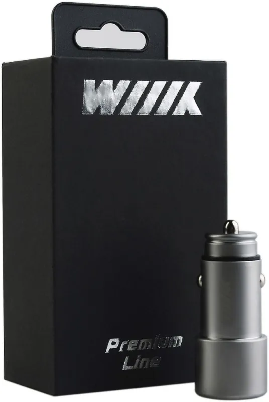 Автомобильное зар./устр. Wiiix UCC-2-22-2QC3-FAST 1.5A+2.4A универсальное серебристый