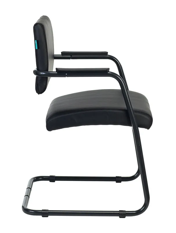 Кресло Бюрократ CH-271N-V черный Leather Black эко.кожа полозья металл черный