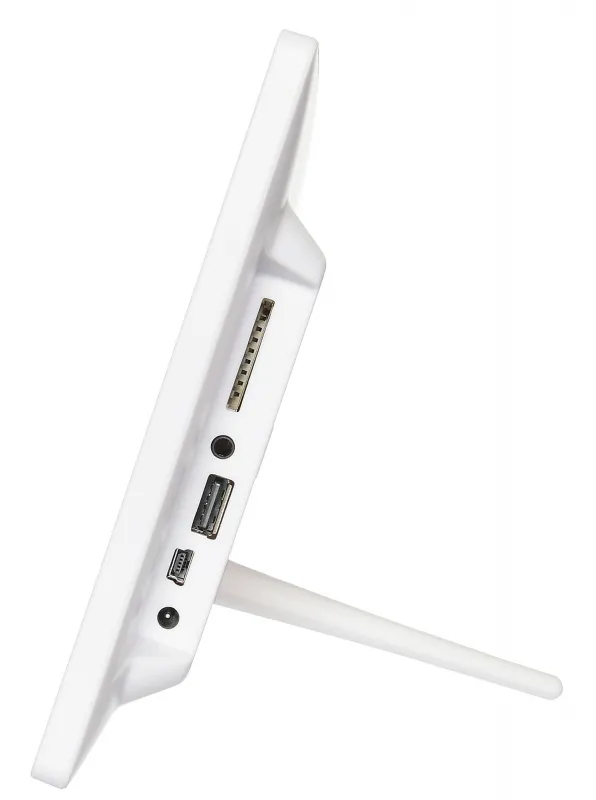 Фоторамка Digma 8" PF-843 IPS 1024x768 белый пластик ПДУ Видео