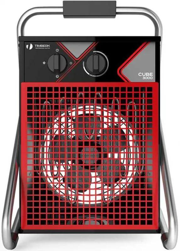 Тепловая пушка электрическая Timberk TIH Q2 3M 3000Вт черный/красный