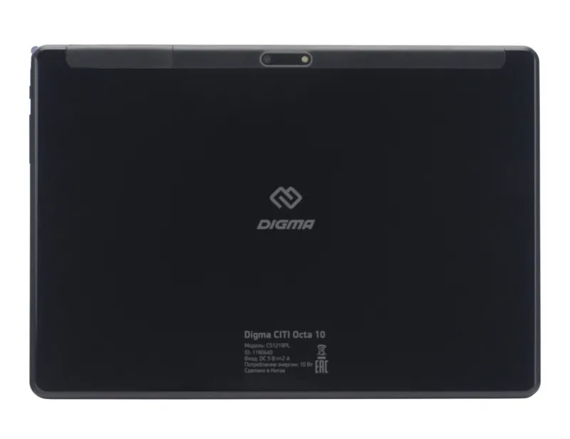 Планшет Digma CITI Octa 10 SC9863 (1.6) 8C RAM4Gb ROM64Gb 10.1" IPS 1920x1200 3G 4G Android 9.0 черный 5Mpix 2Mpix BT GPS WiFi Touch microSD 128Gb minUSB 5000mAh
