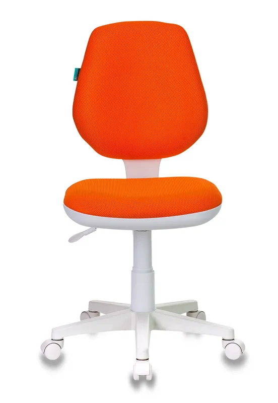 Кресло детское Бюрократ CH-W213 оранжевый TW-96-1 крестов. пластик пластик белый