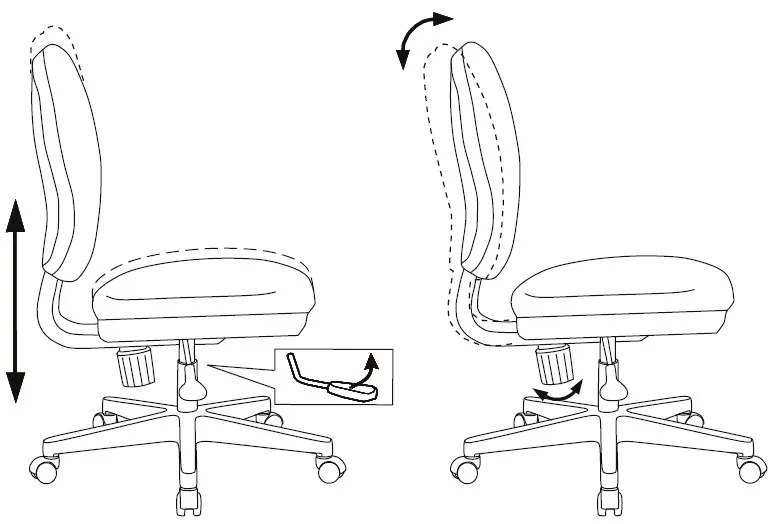 Кресло детское Бюрократ CH-W213 розовый TW-13A крестов. пластик пластик белый