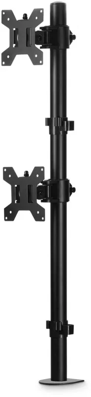 Кронштейн для мониторов ЖК Buro M052 черный 15"-27" макс.16кг крепление к столешнице поворот и наклон