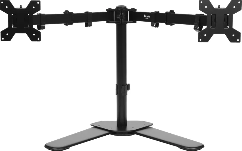Кронштейн для мониторов ЖК Buro M042 черный 17"-27" макс.8кг настольный поворот и наклон