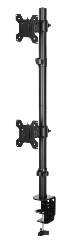 Кронштейн для мониторов ЖК Buro M063 черный 17"-27" макс.8кг крепление к столешнице поворот и наклон