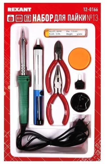 Набор для пайки Rexant №13 упак.:8шт (12-0166)