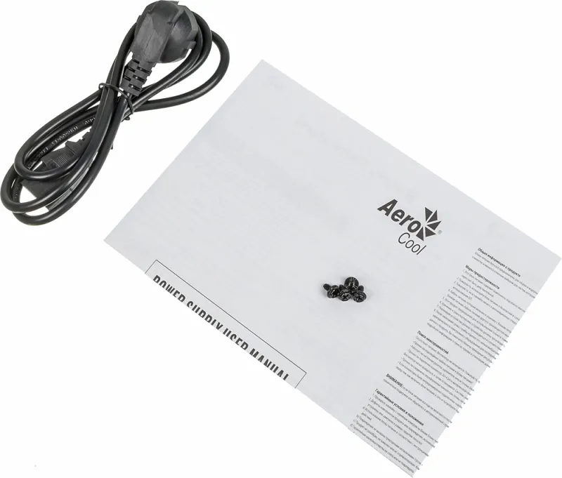 Блок питания Aerocool ATX 550W ECO-550 (20+4pin) 120mm fan 4xSATA RTL