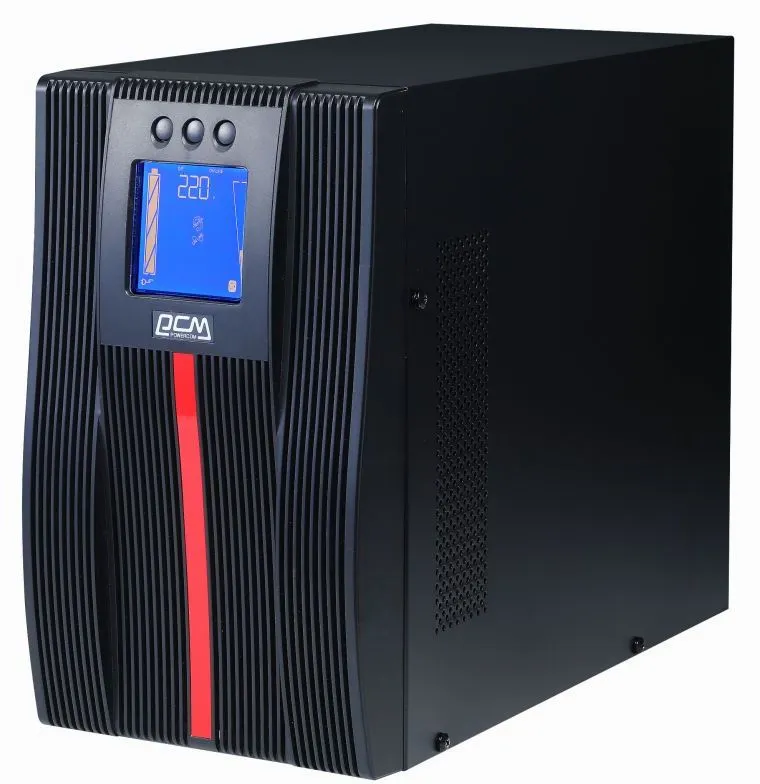 Powercom MACAN, On-Line, 1500VA/1500W, Tower, 6*IEC320-C13, Serial+USB, SNMP Slot (1186436)