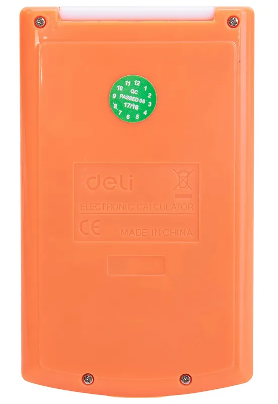 Калькулятор карманный Deli E39217/OR оранжевый 8-разр.
