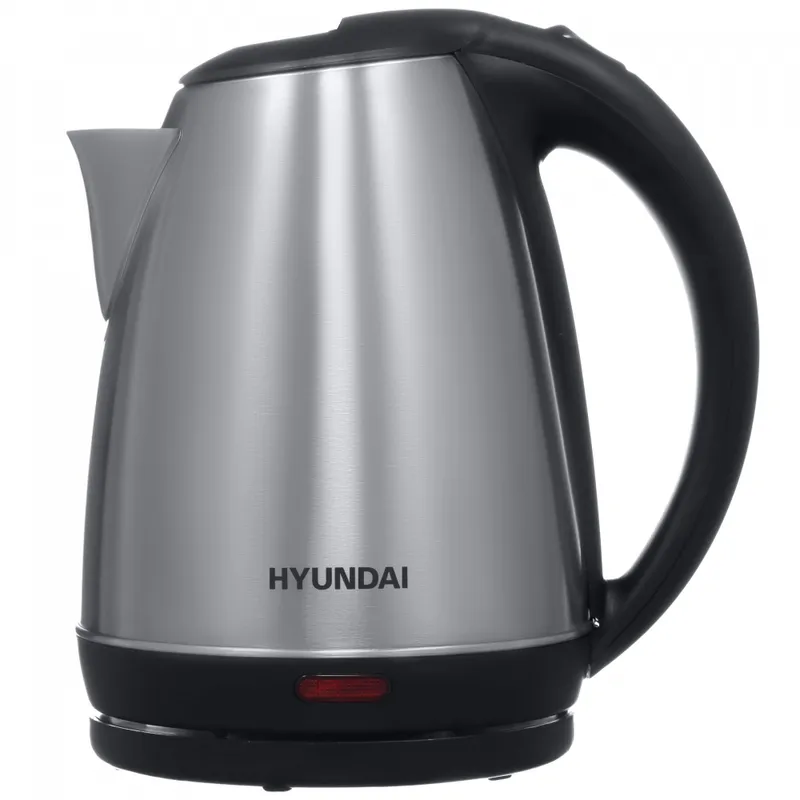 Чайник электрический Hyundai HYK-S1030 1.7л. 2200Вт серебристый матовый/черный (корпус: металл)