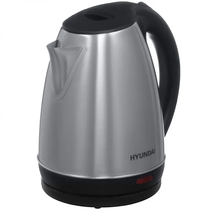 Чайник электрический Hyundai HYK-S1030 1.7л. 2200Вт серебристый матовый/черный (корпус: металл)