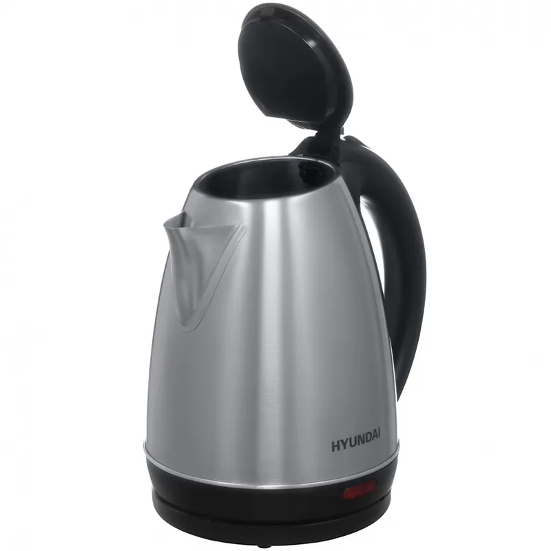 Чайник электрический Hyundai HYK-S1030 1.7л. 2200Вт серебристый матовый/черный (корпус: металл)