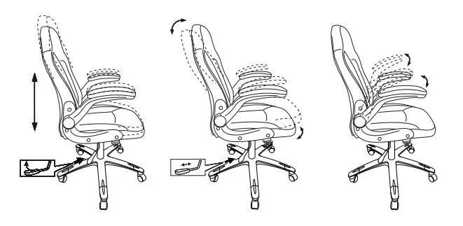 Кресло игровое Zombie VIKING-1N черный/синий эко.кожа крестов. пластик