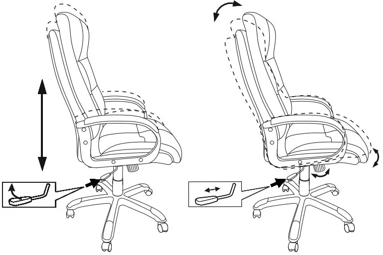 Кресло руководителя Бюрократ CH-824 Fabric серо-голубой Light-28 крестов. пластик