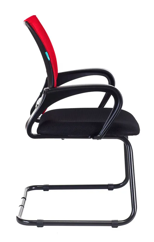 Кресло Бюрократ CH-695N-AV красный TW-35N сиденье черный TW-11 полозья металл черный