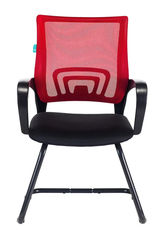 Кресло Бюрократ CH-695N-AV красный TW-35N сиденье черный TW-11 полозья металл черный