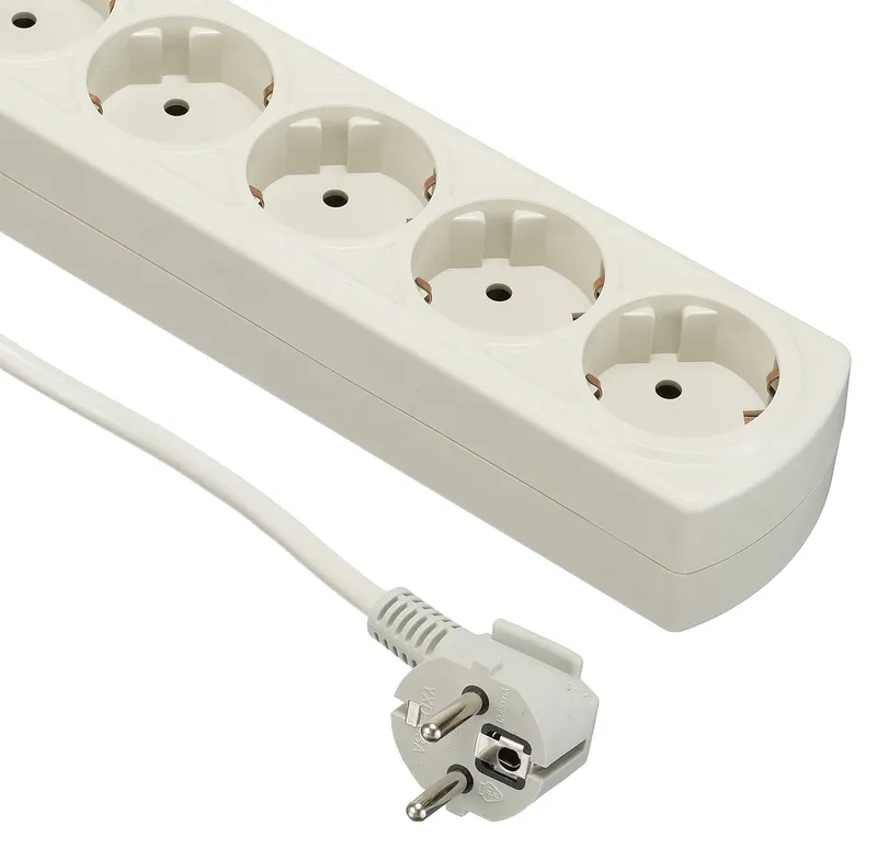 Сетевой фильтр Ippon BK212-16 1.8м (6 розеток) белый (коробка)